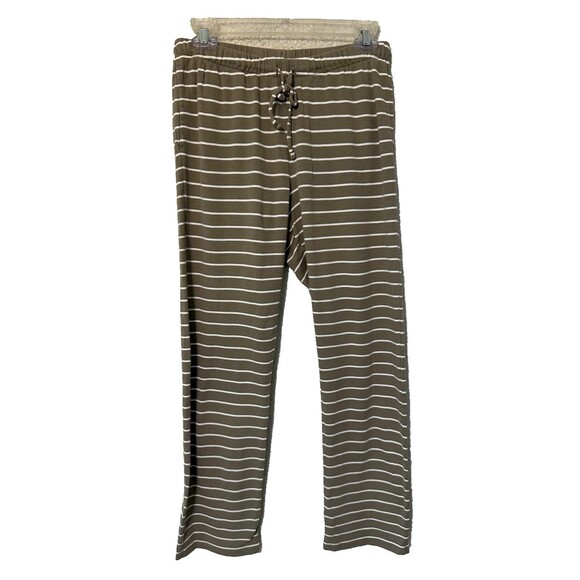 The Company Store Pajama Pants SZ S 100% Pima Cotton - Striped - Picture 1 of 9
